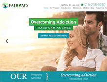 Tablet Screenshot of pathwaysrecovery.com